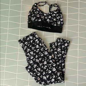 Victorias secret pink yoga workout set